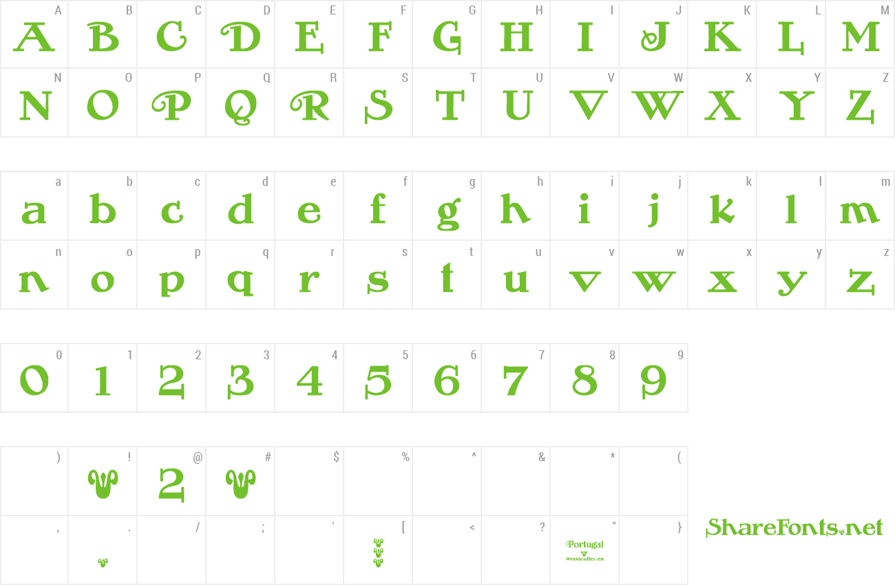 Font Portugal Vintage preview